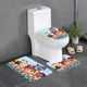 thumbnail image 1 of Juego de Alfombras de Baño Desmarcar Terciopelo Coral 3 Piezas, 1 of 6