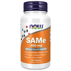 Now - Suplemento Same (S Adenosil L Metionina) 400 Mg 60 Tabletas