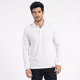 thumbnail image 1 of Polera Hombre Piqué Manga Larga Premium 60/40 Ideal Para Bordar Blanca, 1 of 10