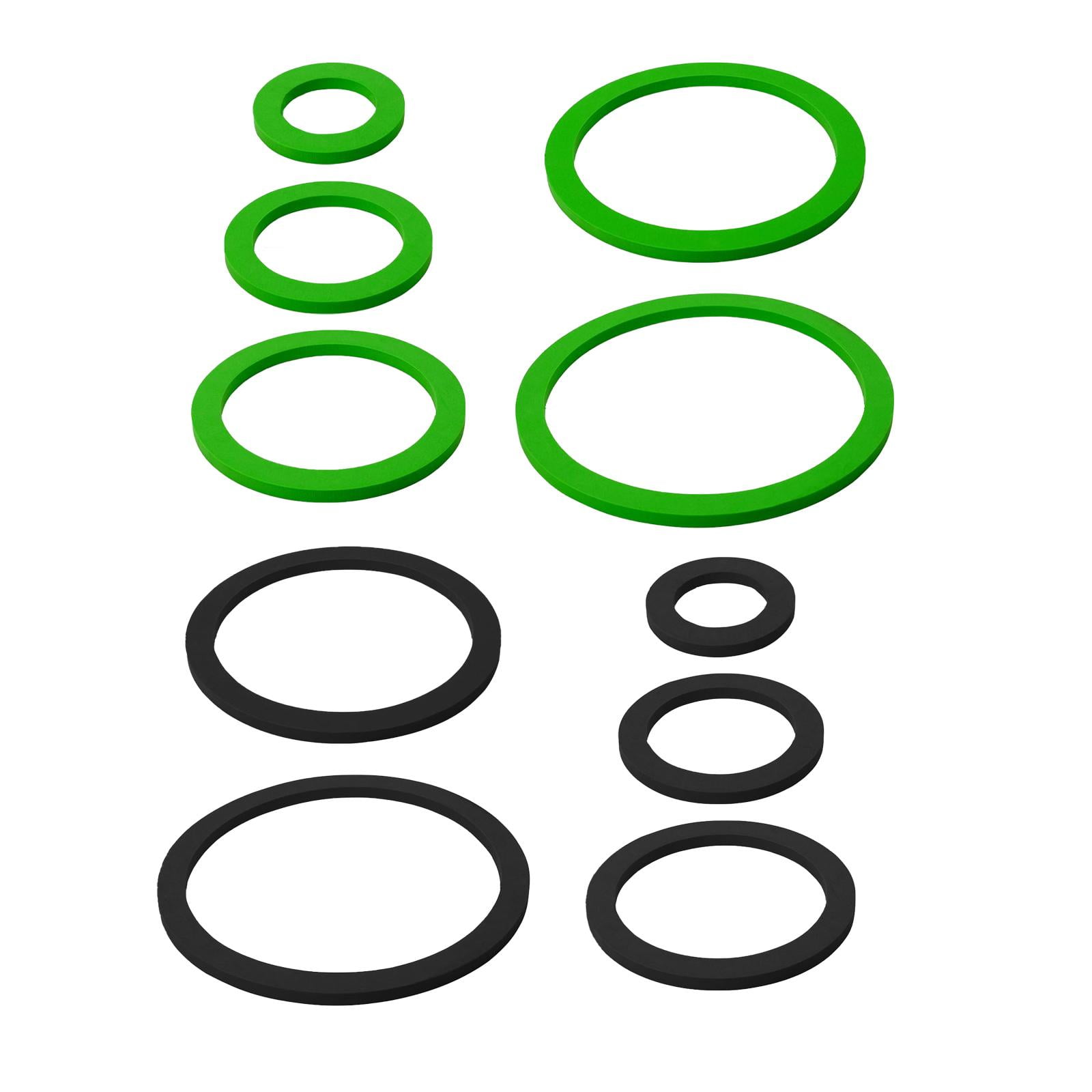 Anillo De Alimentación Para Acuario, Anillos Redondos Ligeros Para Plantas Flotantes, Color Verde Y Negro, 10 Uds.