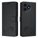 thumbnail image 1 of Funda tipo cartera FOXDOCK para Ulefone Note 19 con soporte, ranuras, RFID, diseño de gato, 1 of 5