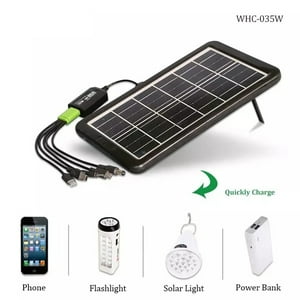 Startechoffice - Panel Solar Portátil De 6V Y 3.5W: Carga Múltiple Y Rápida Para Tus Dispositivos