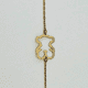 thumbnail image 1 of Pulsera oso, 18K oro amarillo italiano, 1 of 3
