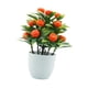 thumbnail image 4 of Mini Planta Artificial Decorativa De Fruta Falsa En Maceta Para Ba?o, Oficina, Mesa, Naranja, 4 of 5