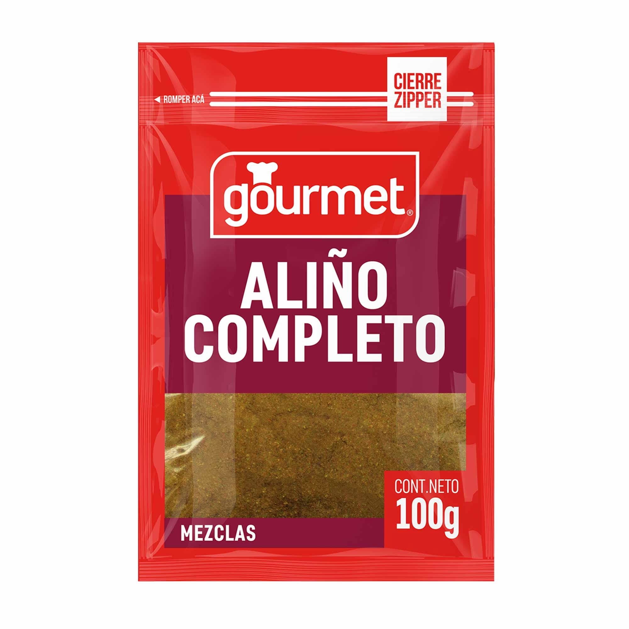 Aliño Completo Bolsa 100 g Gourmet