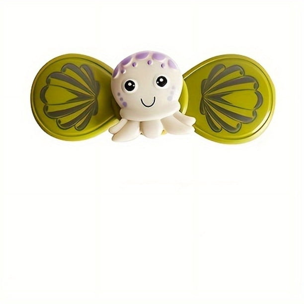 【Random Color】Fridge Toys, 1 Pc Suction Cup Spinner Toys, Suction Cup Bath Toys For Babies, Sensory Toys Early Education Toys Bathtub Toy Dining Chairs Toys, Birthday Gifts For Baby Boy Girl