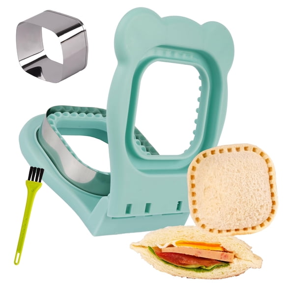 LEPCY Sellador y cortador para sándwiches sin corteza color turquesa