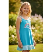 Vestido Niña Hello Kitty Turquesa 3