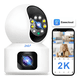 thumbnail image 1 of 2nlf® Cámara de Seguridad Doble Pantalla Wifi Ip 360 Blanco, 1 of 3