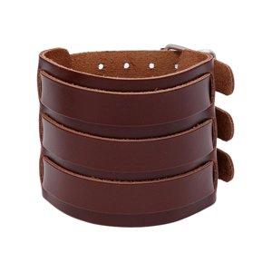 Ioensy - Pulsera De Hombre Pulsera Decorativa Para Boda Regalo Del Día Del Padre Regalos De Cumpleaños Marrón