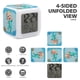 thumbnail image 3 of Cocomelon theme 7 colors Alarm Clock Digital LED Alarm Clock Gifts for kids friends family, 3 of 6
