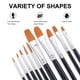 thumbnail image 3 of Set de pintura acrílica GOTIDEAL, 18 colores, 59 ml, con 10 pinceles, 3 of 8