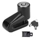 thumbnail image 1 of Candado antirrobo para bicicleta con soporte para candado, candado de seguridad multiusos para freno de disco Negro, 1 of 5