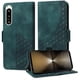 thumbnail image 1 of Carcasa FOXDOCK Sony Xperia 5 IV de cuero PU, diseño acolchado clásico, protección contra caídas y rayones, 1 of 5