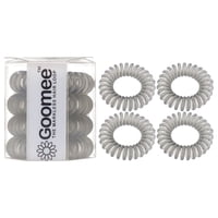 Set Ligas Para El Pelo Goomee The Markless Hair Loop Carbón Mujer 4 Piezas