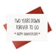thumbnail image 1 of Tarjeta de Aniversario Gonzey 2º Año de Boda, 1 of 4
