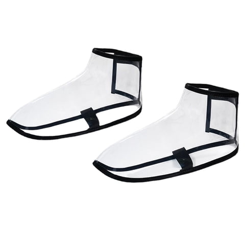 Magideal - Cubierta De Pie De Salón Protector De Zapatos Portátil Cubrezapatos Elásticos Antideslizante Guía De Cabello Impermeable Para El Cuello Reutilizable A S