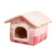 thumbnail image 5 of Camas Para Gatos Para Gatos De Interior, Extraíble, Lavable, Encantadora Cama Para Dormir, Cama Para Gatos, Cueva, Rosa, S, 5 of 5