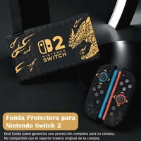 Syjupy - Funda Protectora Compatible Con Nintendo Switch 2, Funda Rígida Y Delgada Acoplable Para Consola Y Mandos Joy Con