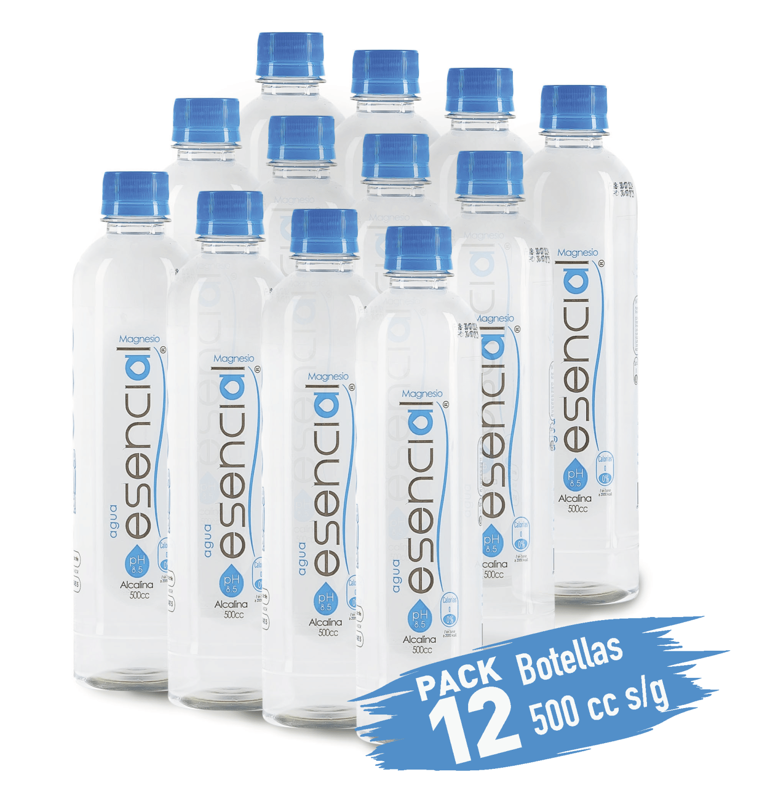 Esencial - Pack 12 Botellas S/Gas 500 Cc