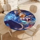 thumbnail image 4 of Genshin Impact Mona Anime Girl-theme Fitted Round Tablecloths Elastic Edged Table Covers Waterproof Table Cloth for Kitchen Holiday Party Tables Decor 120cm, 4 of 6