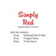thumbnail image 2 of Surtido Party Assortment Beistle Simply Red para Año Nuevo, 2 of 6