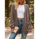 thumbnail image 2 of LILLUSORY Cardigan tejido oversized para mujer, colección otoño 2026, 2 of 3