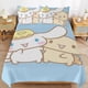 thumbnail image 3 of 3PCS Cinnamoroll Bedding Set Comforter Duvet Cover Set Quilt Cover for Kids Teens Bedroom Decoration, 3 of 5