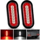 thumbnail image 1 of Luces traseras para remolque Nilight, 6 pulgadas, ovaladas, rojas y blancas, 23 LED, 1 of 7