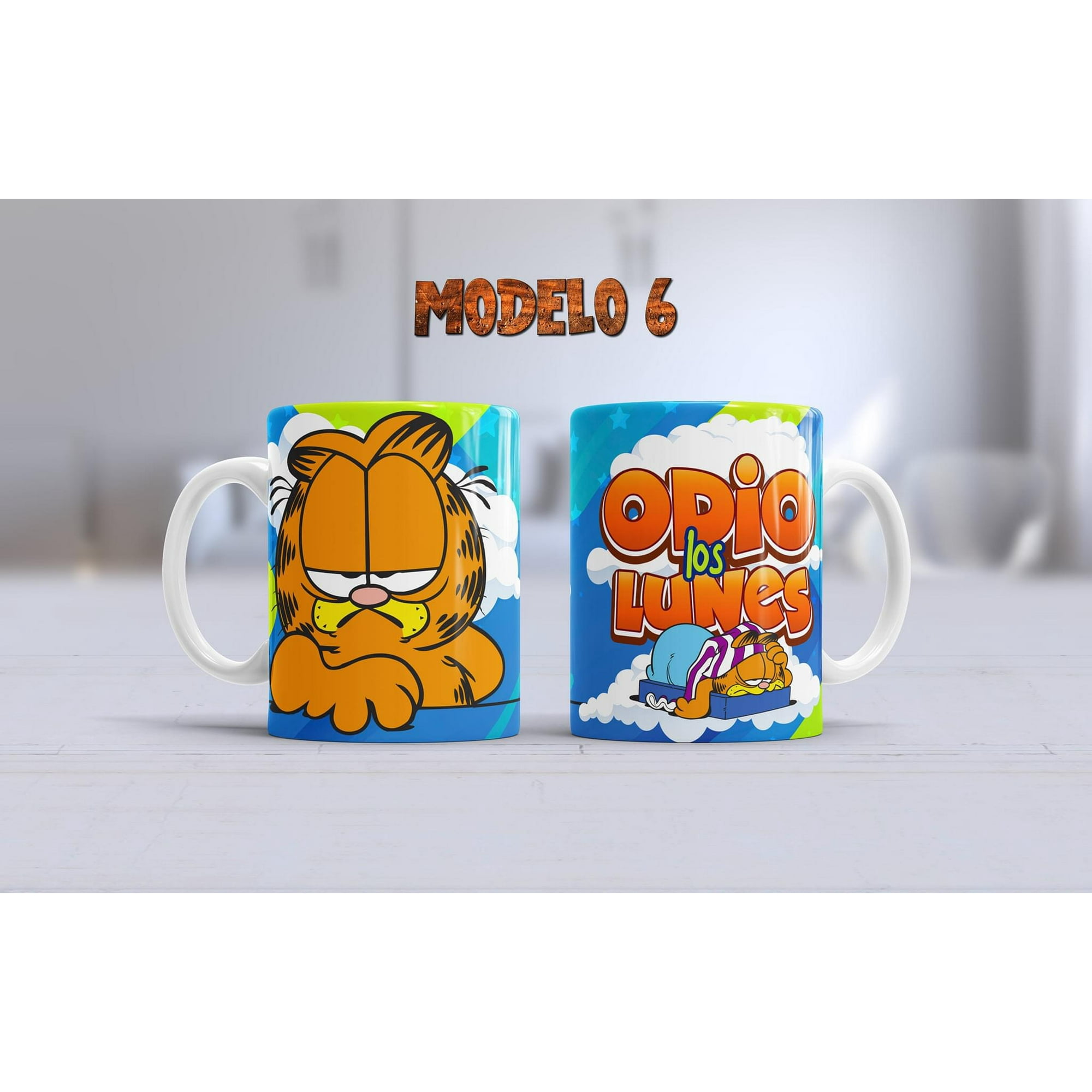 Arumistorechile - Tazon Taza Colección Garfield Odio Los Lunes