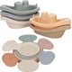 thumbnail image 1 of Barcos de baño apilables con cucharas de baño, 11 piezas de juguetes flotantes para bañera, sin moho, para bebés, niños en edad preescolar, niños y niñas, regalos de ducha., 1 of 7
