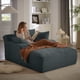 thumbnail image 1 of Oversized Chaise Lounge Chair Indoor, Corduroy Upholstered Modern Sofa Couch,No Assembly Required,Comfy Sleeper Sofa for Living Room,Office, 1 of 3