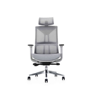 Modernismo - Silla Gerencial Premium De Oficina Serena Gris