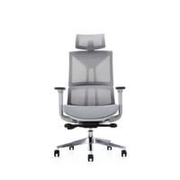 Modernismo - Silla Gerencial Premium De Oficina Serena Gris