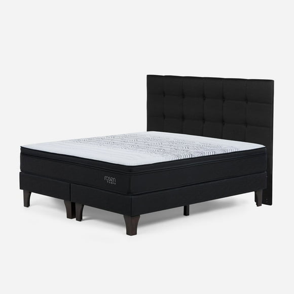 Cama Europea Tempo Respaldo Issey King