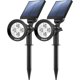 thumbnail image 1 of Luces solares Nekteck 2 en 1 para exteriores impermeables, paquete de 2, 1 of 9