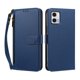 thumbnail image 1 of Funda Tipo Billetera para Motorola Moto G73 5G con Soporte y Bolsillo con Cierre Azul profundo, 1 of 1