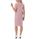 thumbnail image 3 of INSPIRE CHIC Traje de Negocios para Mujeres de 2 Piezas Conjunto de Atuendo para Maestras de Regreso a Clases Chaqueta Blazer de Manga Corta y Falda Lápiz S Rosa, 3 of 6