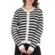 thumbnail image 1 of INSPIRE CHIC Chaquetas de Punto a Rayas para Mujer, Cárdigans Casuales de Manga Larga, Talla XL, Negro, 1 of 4