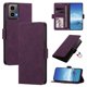 thumbnail image 1 of Funda Billetera Delgada para Motorola Moto G34 5G / G45 5G con Ranuras y Soporte Morado oscuro, 1 of 6