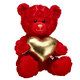 thumbnail image 2 of Muñequera Build a Bear corazón dorado felpa suave, 2 of 2