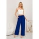 thumbnail image 3 of Pantalon Palazzo Algodon Mujer Tipo Lino Bota Ancha 3002, 3 of 3