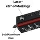 thumbnail image 3 of Unjoo Architectural Scale Ruler, 12-Inch Aluminum Alloy Drawing, 3 of 3