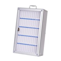 Bothyi - Gabinete De Almacenamiento Para Teléfonos, Aleación De Aluminio, Tabla De Bolsillo Para Oficina, Caja De Almacenamiento Para Estudiantes, 60 Ranuras