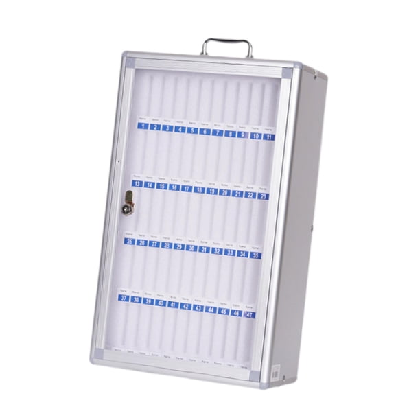 Gabinete De Almacenamiento Para Teléfonos, Aleación De Aluminio, Tabla De Bolsillo Para Oficina, Caja De Almacenamiento Para Estudiantes, 60 Ranuras