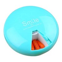 Genérico - Set 4 Pastilleros Semanal Redondo Practico Giratorio Lau