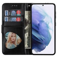 Funda Para Foxdock Elegante Funda Samsung Galaxy S24 Plus Glitter Con Cremallera-Ideal Para El Uso Diario