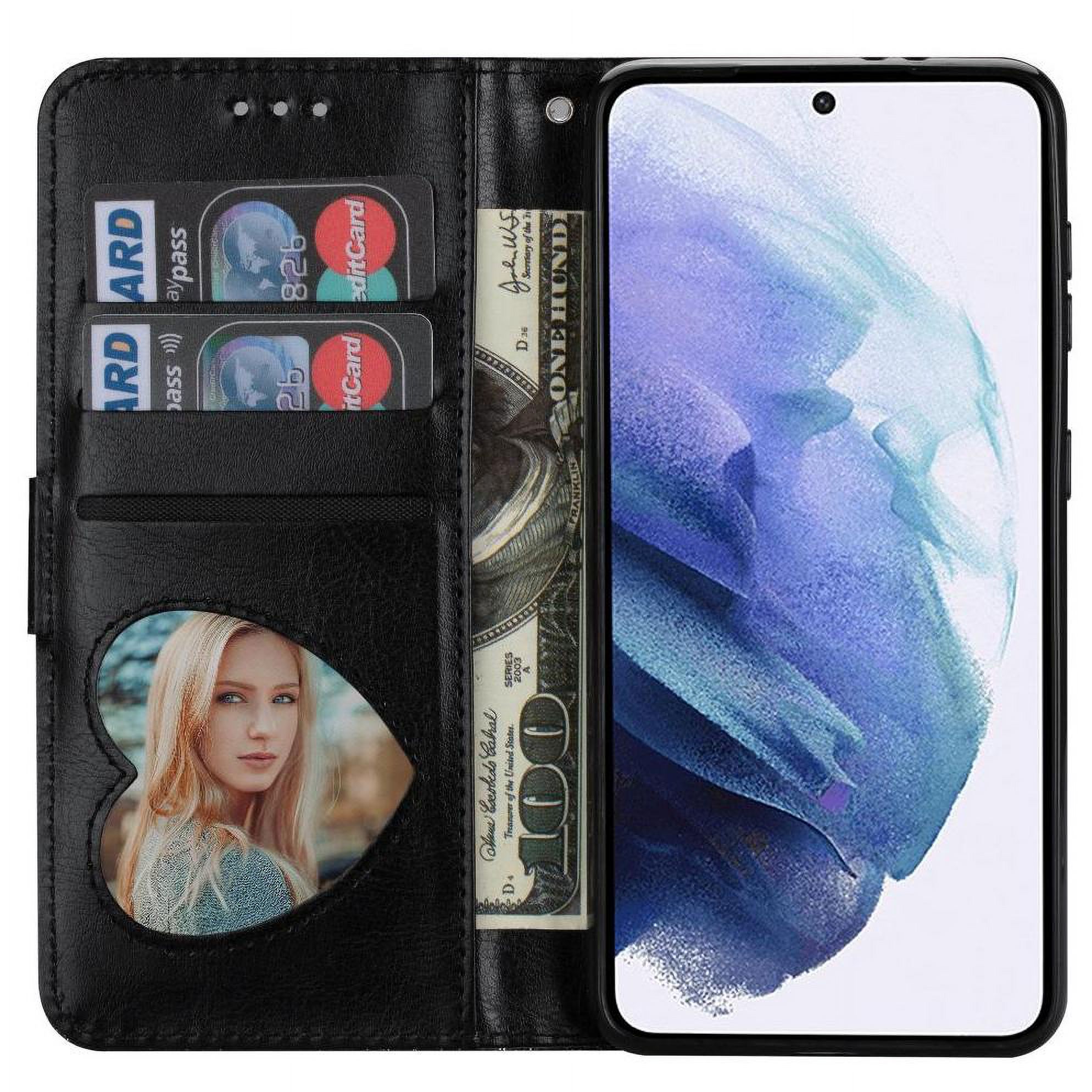 Funda Para Foxdock Elegante Funda Samsung Galaxy S24 Plus Glitter Con Cremallera-Ideal Para El Uso Diario