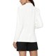 thumbnail image 3 of INSPIRE CHIC Chaqueta Vintage de Cuadros para Mujer, Doble Botonadura, Solapa con Muesca, Hombros Acolchados, Talla M, Blanco Sólido, 3 of 6