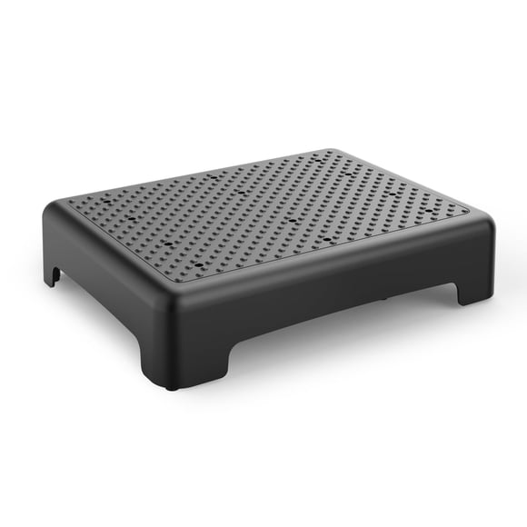 Taburete Mobility Step HBTower para adultos y personas mayores, color negro